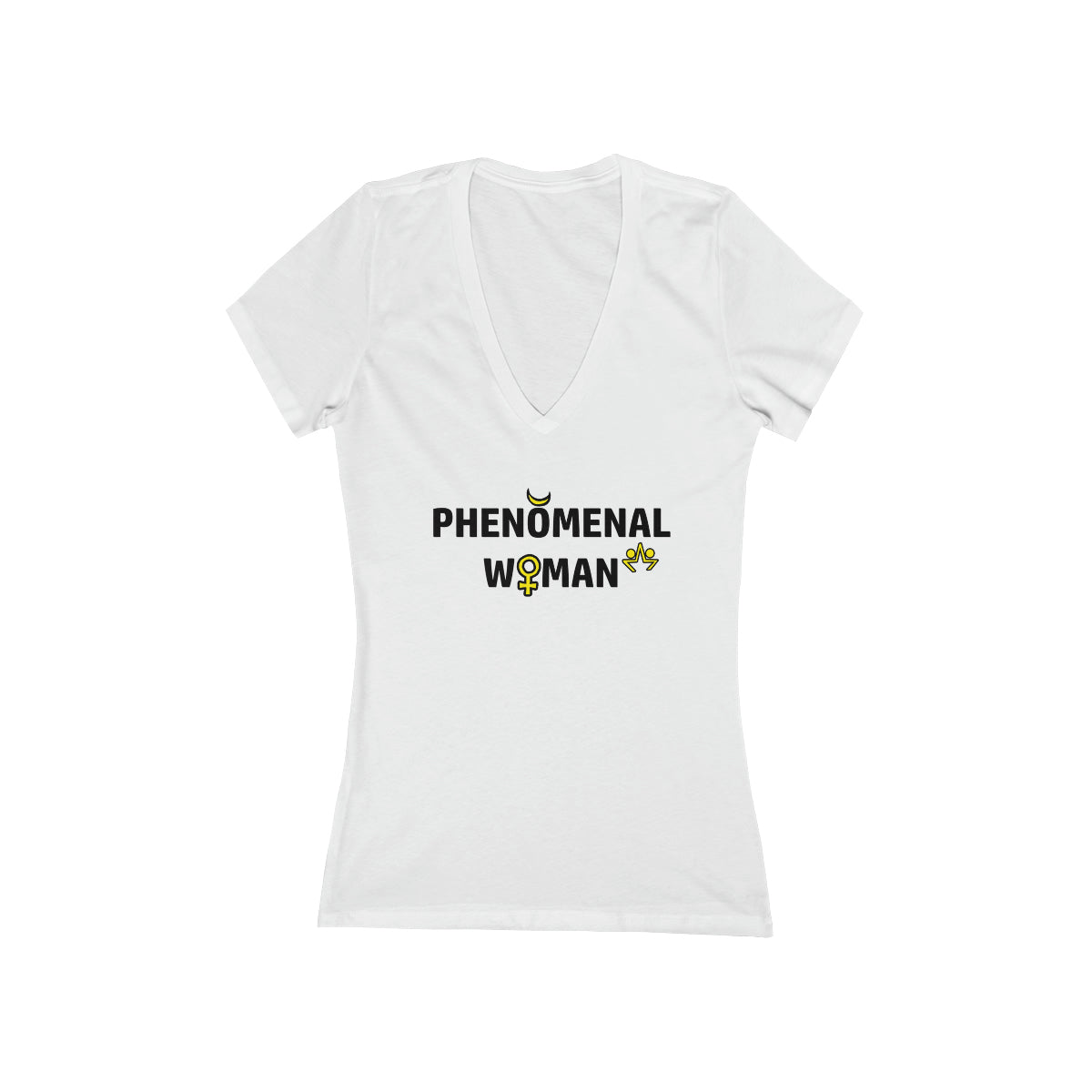 Women's Jersey Short Sleeve Deep V-Neck Tee