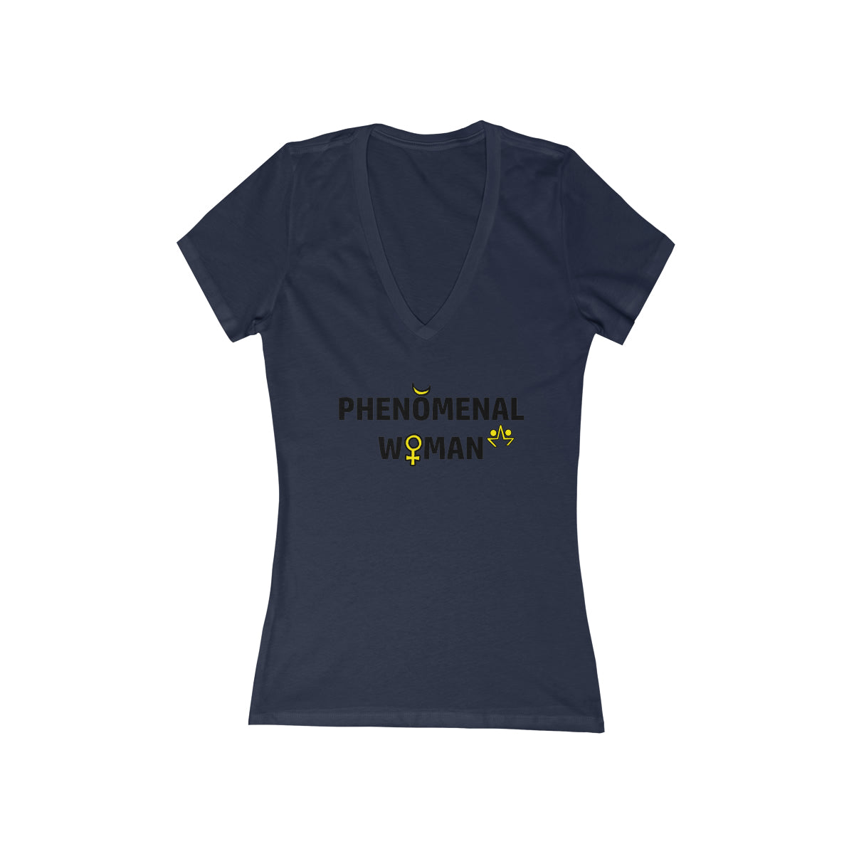 Women's Jersey Short Sleeve Deep V-Neck Tee
