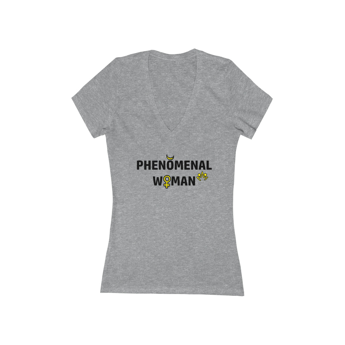 Women's Jersey Short Sleeve Deep V-Neck Tee